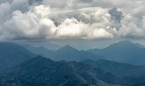 Layers of hills Stock-Fotos