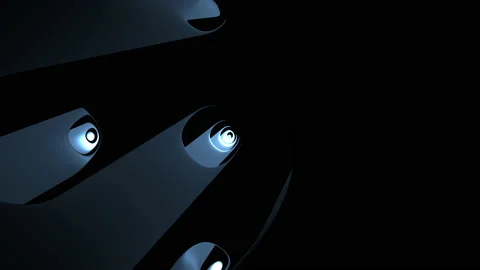 Layers of Holes Parallel Stacked Hole Grid Stock Footage 143172910