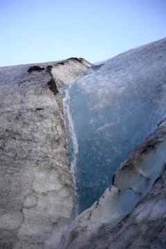 Layers of ice Foto stock