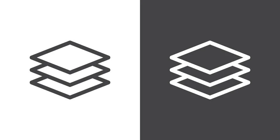 Layers icon イラスト素材