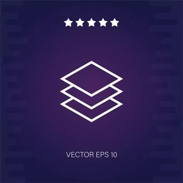 Layers  icon Stock Illustration