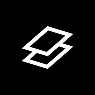 Layers icon for simple flat style ui design Stock Illustration