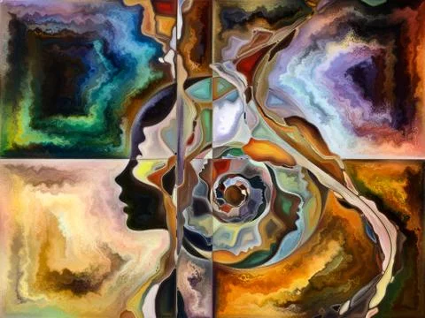 Layers of Living Canvas Stock Illustration