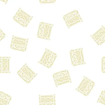 Layers of material in composter glyph vector seamless pattern Stockillustratie