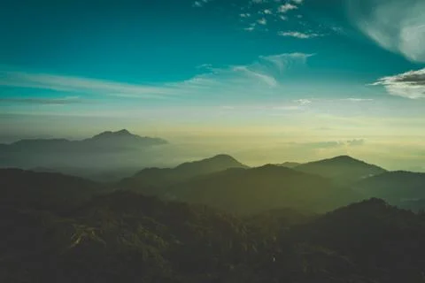 Layers of mountain Stock Photos