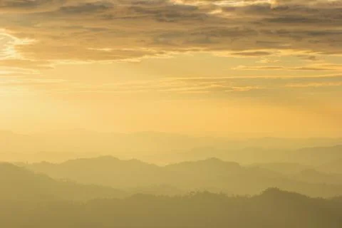 Layers of mountain Stock-Fotos