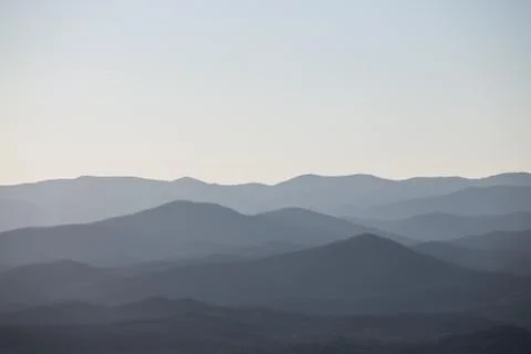 Layers of Mountains Stock Photos