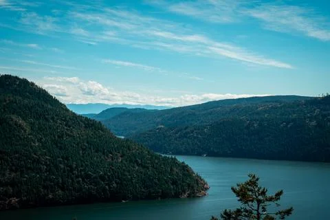 Layers, mountins view Stock-Fotos