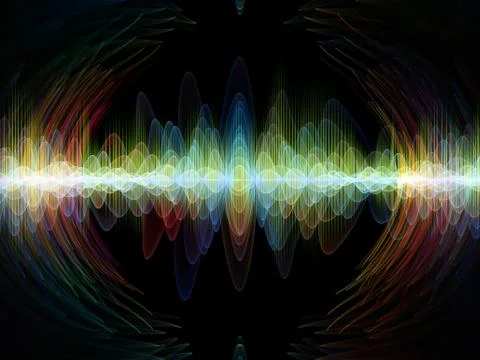 Layers of Oscillation Stock Illustration