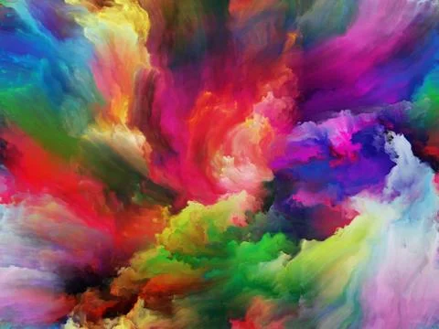 Layers of Paint Stockillustratie