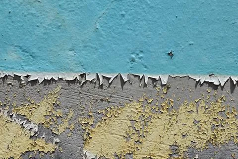 Layers of peeling paint background Stock-Fotos