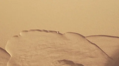 Layers of sand blowing due to wind Video stock 73022968