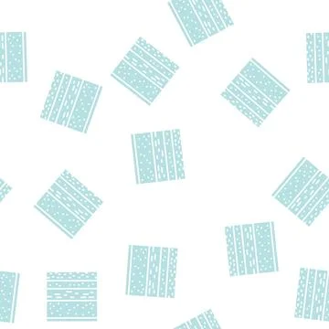 Layers of soil glyph seamless pattern Stockillustratie