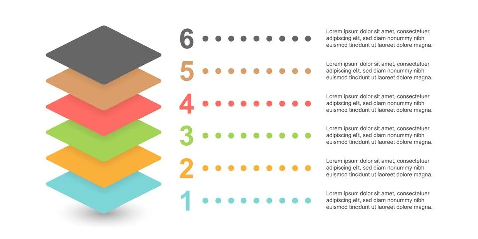 Layers stack icon in flat style. Fabric floor layer vector illustration on .. 스톡 일러스트