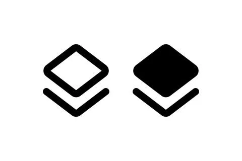 Layers. Vector icon design. Stock Illustration