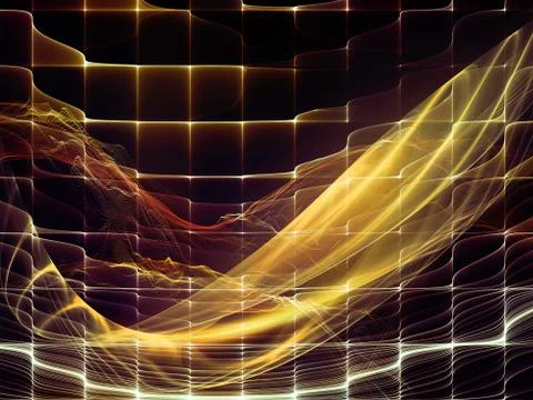Layers of Virtual World Stockillustratie