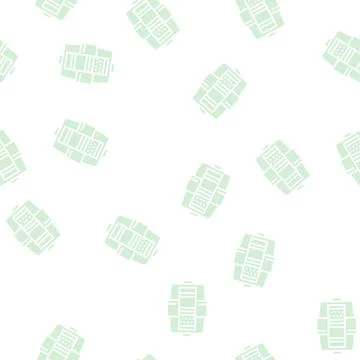 Layers in water filter glyph seamless pattern Illustrazione stock