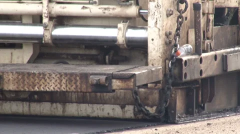 Laying Asphalt Stock Footage 36274733