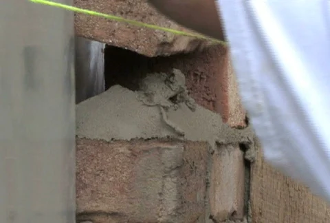 Laying Brick 2 Stock Footage 475172