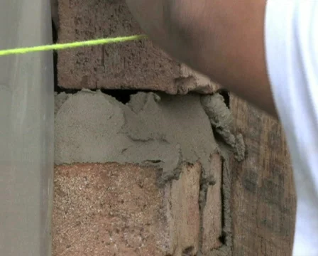 Laying Brick 4 Stock Footage 475112