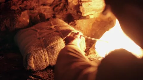 Laying charge Stock Footage 235270129