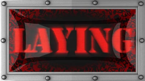 Laying on led Stock Footage 8760120