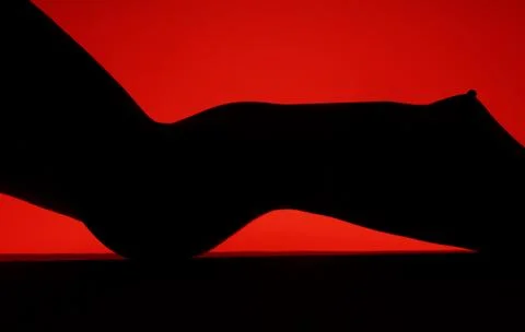 Laying nudity Stock Photos
