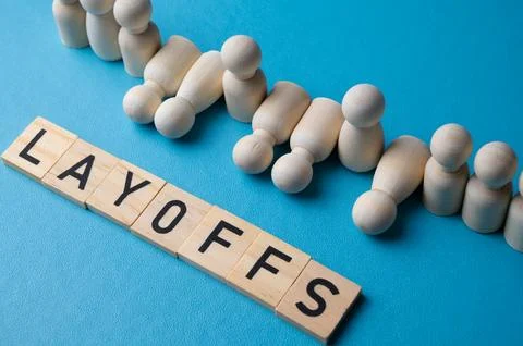 Layoffs, restructuring and corporate crises. Stock Photos
