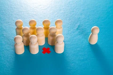 Layoffs, restructuring, and corporate crises. Stock Photos