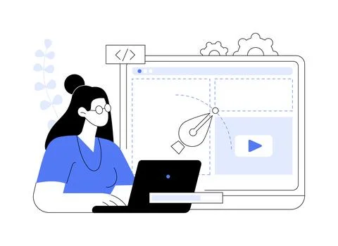 Layout abstract concept vector illustration. イラスト素材
