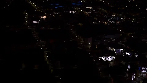 Layout of a big city in miniature Stock Footage 119503245