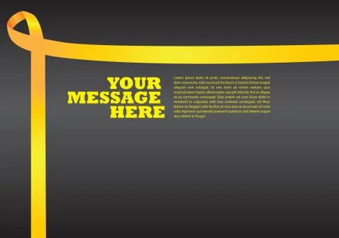 Layout border of Awareness ribbons Stock Illustration