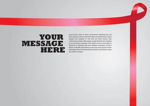 Layout border of Awareness ribbons Stock Illustration