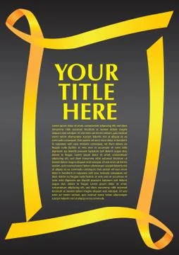 Layout border of Awareness ribbons 스톡 일러스트