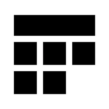 Layout C Web Icon Stock Illustration