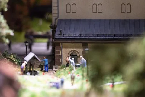 The layout of the city Stock Photos