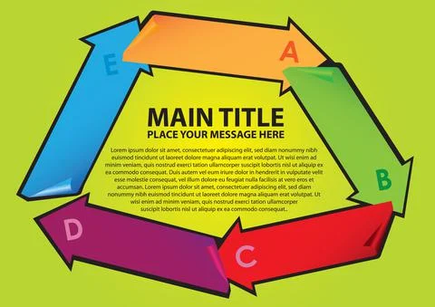 Layout design Illustrazione stock