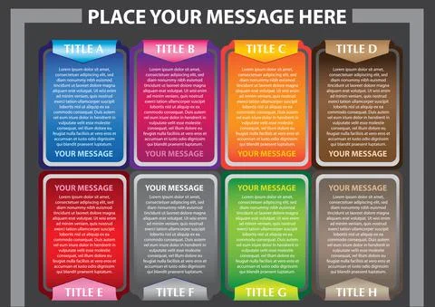 Layout design Stock Illustration