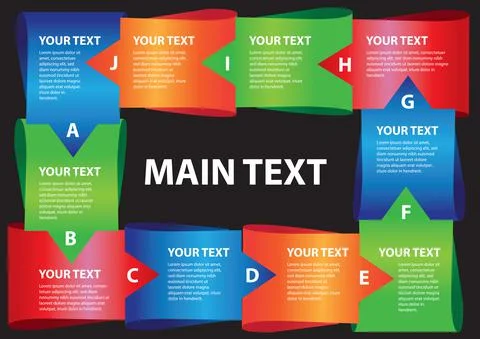 Layout design Illustrazione stock