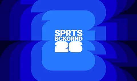 Layout design for sports event of 2026 year. Stock Illustration