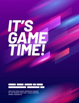 Layout design template with abstract dynamic shapes. Stock Illustration