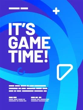 Layout design template with abstract dynamic shapes. Stock Illustration