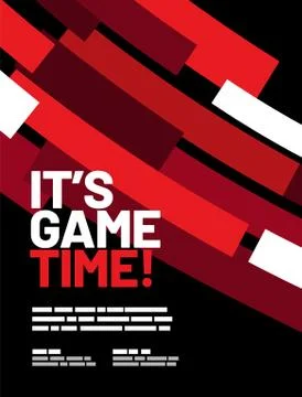 Layout design template with abstract dynamic shapes. Illustrazione stock