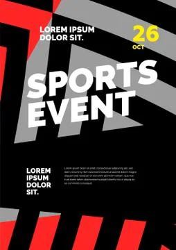 Layout design template with abstract dynamic shapes. Stock Illustration