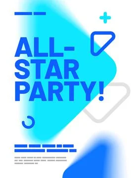 Layout design template with abstract dynamic shapes. Illustrazione stock