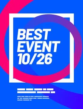 Layout design template with abstract dynamic shapes. Illustrazione stock