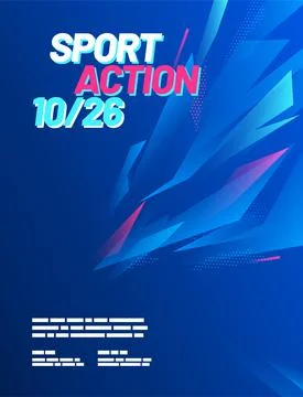 Layout design template with abstract dynamic shapes. Stock Illustration