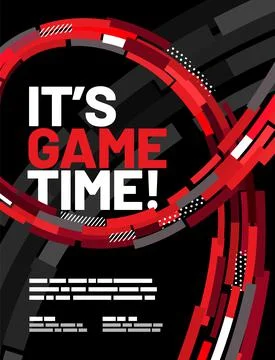 Layout design template with abstract dynamic shapes. Illustrazione stock