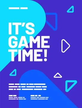 Layout design template with abstract dynamic shapes. Stock Illustration