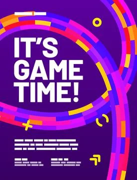 Layout design template with abstract dynamic shapes. Stock Illustration